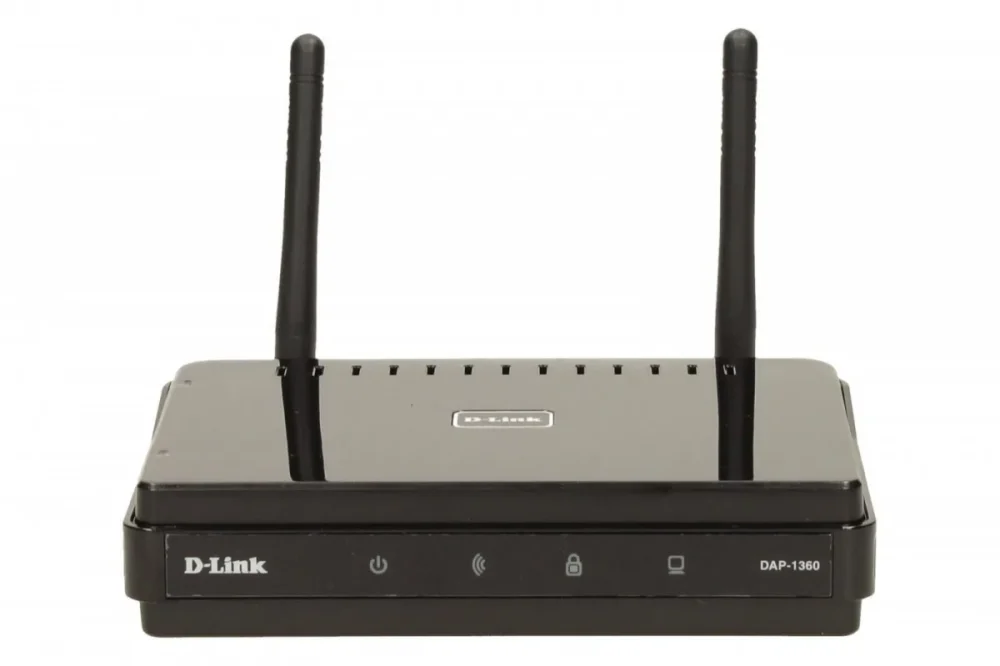 D-Link DAP-1360 WiFi access point N300 (2.4GHz) 1xLAN 2xRP-SMA (unscrewed) MIMO WDS
