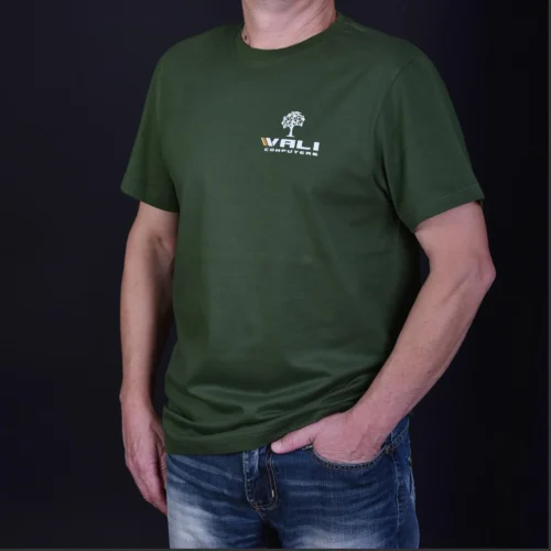 Тениска VALI COMPUTERS Unisex размер XS Зелена