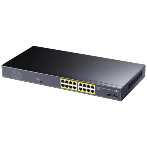 Alternative view of Суич Cudy GS1020PS2, 16 x Gigabit PoE, 2 x Gigabit SFP