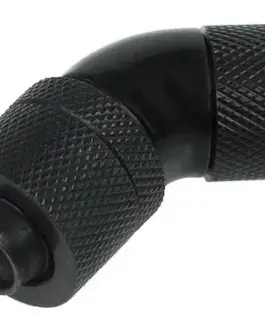 Компресионен фитинг Alphacool 13/10 - G1/4 45° Въртящ се Черен