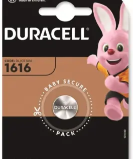 Бутонна литиева батерия DURACELL CR-1616 3V