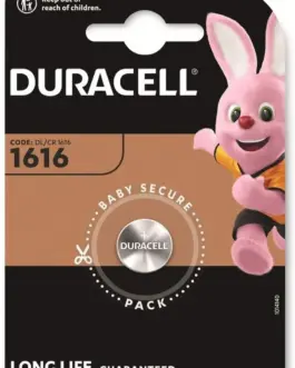 Бутонна литиева батерия DURACELL CR-1616 3V