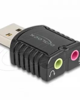 Delock Външна звукова карта USB 24 bit / 96 kHz