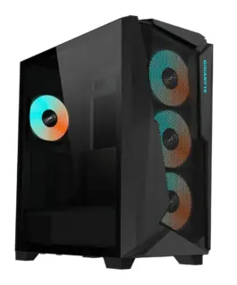 Кутия за компютър Gigabyte C301 Black V2 TG Mid-Tower