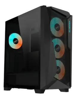 Кутия за компютър Gigabyte C301 Black V2 TG Mid-Tower