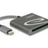Четец Delock външен Card Reader for CFast 2.0 type I / II USB Type-C