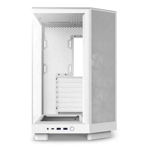 Alternative view of Кутия за компютър NZXT H6 Flow Matte White - Middle Tower