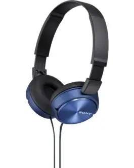 Alternative view of Sony Headset MDR-ZX310AP blue