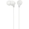 Sony слушалки тапи with mic MDR-EX15AP бял