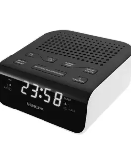 Sencor SRC 136 WH Radiobudzik wyświetlacz LED prog. 20 stacji FM