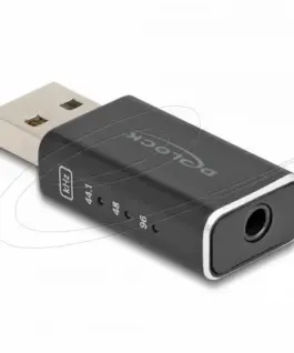 Delock Аудио конвертор от дигитален към аналогов сигнал USB Gaming 24 Bit / 96