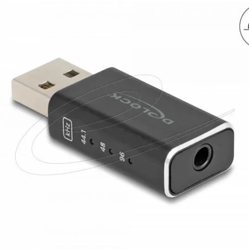Delock Аудио конвертор от дигитален към аналогов сигнал USB Gaming 24 Bit / 96