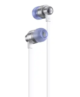 Alternative view of Геймърски слушалки с микрофон Logitech G333 In-ear 3.5 mm + USB-C adapter, тапи жични, бели