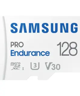 Карта памет Samsung PRO Endurance microSDXC UHS-I 128GB Адаптер