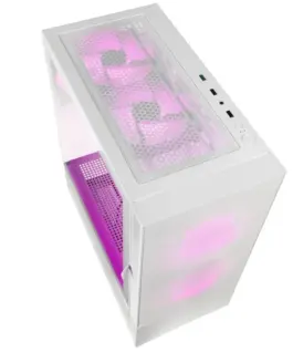 Alternative view of Кутия за компютър Kolink Observatory MX Mesh ARGB TG Mid-Tower, Бял