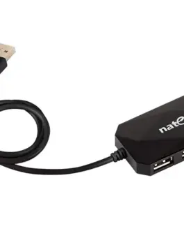 Natec USB Hub 4-PORT LOCUST черен