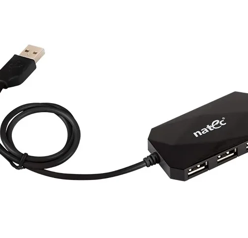 Natec USB Hub 4-PORT LOCUST черен