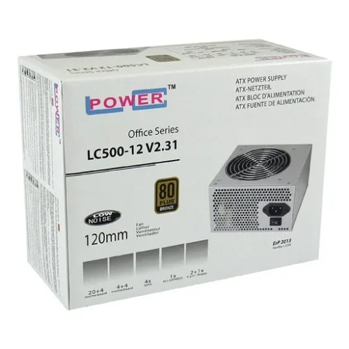 LC-POWER PSU 400W LC500-12 V2.31 80+ BRONZE