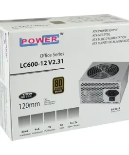 Alternative view of LC-POWER PSU 450W LC600-12 V2.31 80+ BROZNE