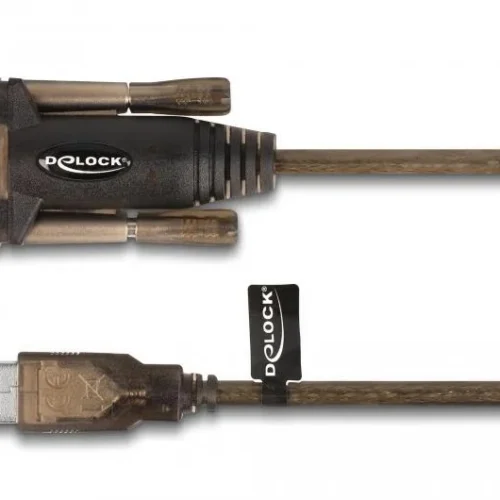 Адаптер Delock USB 2.0 Type-A – Serial RS-232 D-Sub 9 pin мъжко