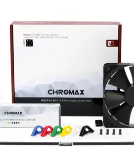 Alternative view of Вентилатор Noctua 120mm NF-F12 PWM Chromax.black.swap