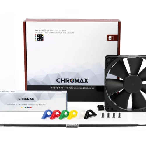 Alternative view of Вентилатор Noctua 120mm NF-F12 PWM Chromax.black.swap