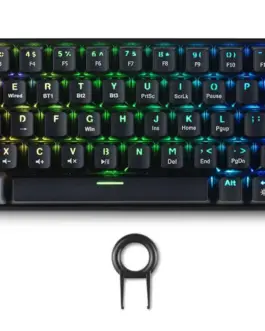 Геймърска безжична клавиатура Spartan Gear Pegasus 2 RGB Black/Grey