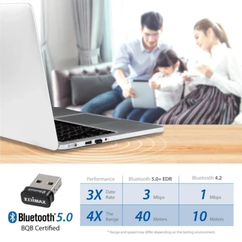 Alternative view of Edimax BT-8500 Блутут нано адаптер, USB, версия 5.0