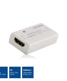 Alternative view of HDMI повторител ACT AC7820, Усилва HDMI сигнал до 40 м, Поддържа 4K