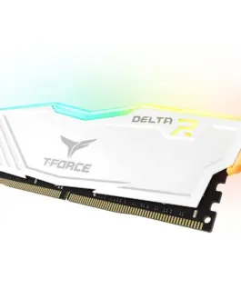 Alternative view of Памет за компютър Team Group T-Force Delta RGB White DDR4 - 16GB (2x8GB) 3200MHz CL16