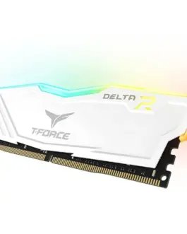 Alternative view of Памет за компютър Team Group T-Force Delta RGB White DDR4 - 16GB (2x8GB) 3200MHz CL16
