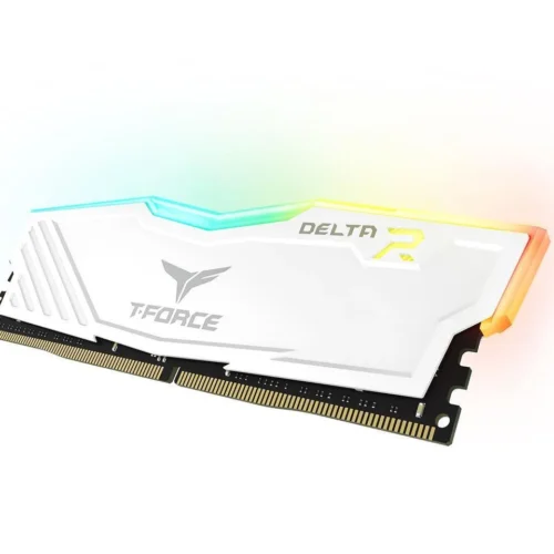 Alternative view of Памет за компютър Team Group T-Force Delta RGB White DDR4 - 16GB (2x8GB) 3200MHz CL16