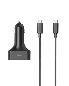 Зарядно за лаптоп за кола HAMA USB-C (PD) 5-20 V/ 65 W 200018
