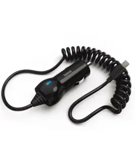 Alternative view of Зарядно за кола HAMA, 10-24V, Micro USB, 1.2 A, Черен