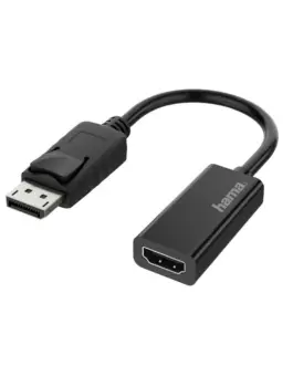 Адаптер HAMA DisplayPort мъжко - HDMI женско Ultra HD 4K Черен