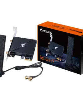 Alternative view of Безжична карта GIGABYTE AORUS WIFI 7 5800Mbps, Bluetooth 5.3