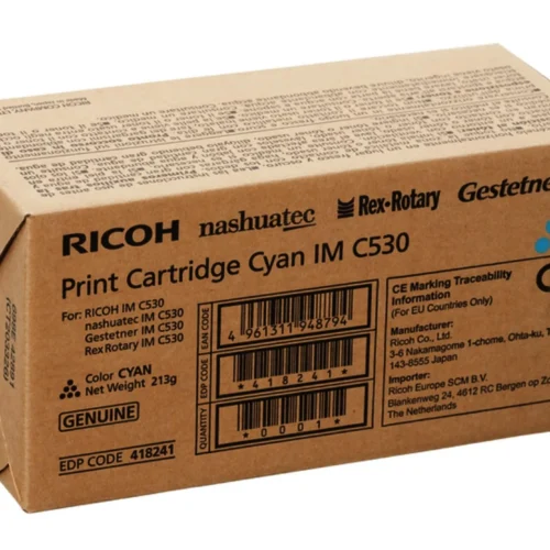 Alternative view of Тонер касета RICOH IM C530,18000 копия, Cyan