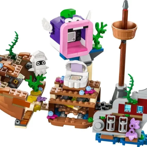 Alternative view of LEGO Super Mario - Dorrie's Sunken Shipwreck Adventure Expansion Set - 71432