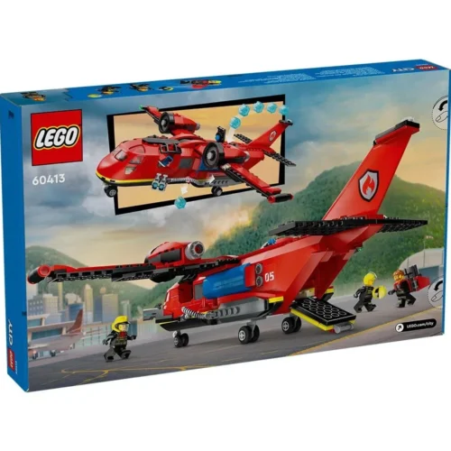 Alternative view of LEGO City - Fire Rescue Plane - 60413