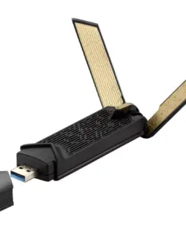 Безжичен адаптер ASUS USB-AX56 Dual Band AX1800 WiFi 6 802.11ax USB 3.2 Gen1 вградена
