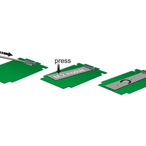 Карта Delock PCI Express x1 – 2 x internal M.2 Key B 110 mm