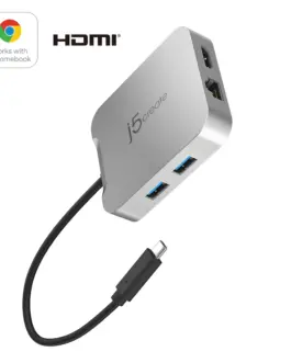 Alternative view of Докинг станция j5create JCD391 4K60 Elite USB-C PD, USB-A, HDMI, RJ-45