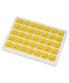 Суичове за механична клавиатура Keychron Gateron Phantom Yellow Switch Комплект 35