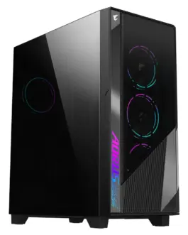 Кутия за компютър Gigabyte AORUS AC500 ST Tempered Glass RGB Fusion 2.0 Mid Tower