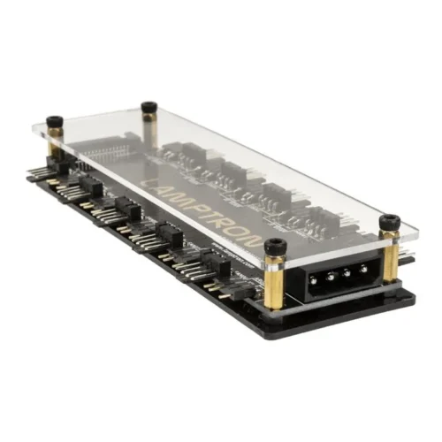 Alternative view of Хъб за вентилатори Lamptron SP901 A-RGB, Hub, 10x 4-pin/3pin