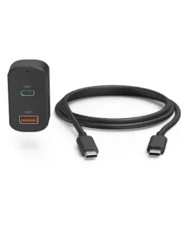 Alternative view of Зарядно за лаптоп за кола HAMA, USB-C, (PD), 5-20 V/ 65 W, 200018
