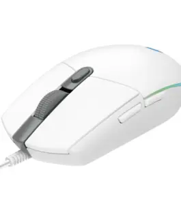 Alternative view of Геймърска мишка Logitech G102 LightSync, RGB, Оптична, Жична, USB, Бяла