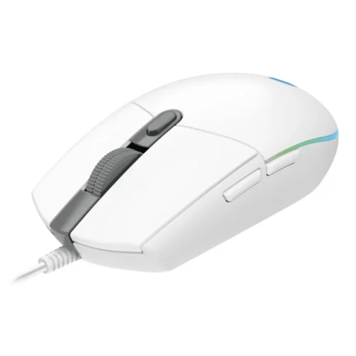 Alternative view of Геймърска мишка Logitech G102 LightSync, RGB, Оптична, Жична, USB, Бяла