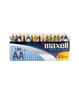 Алкални батерии MAXELL LR6 15V AA 32 бр. pack