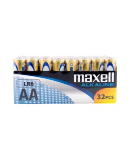 Алкални батерии MAXELL LR6 15V AA 32 бр. pack